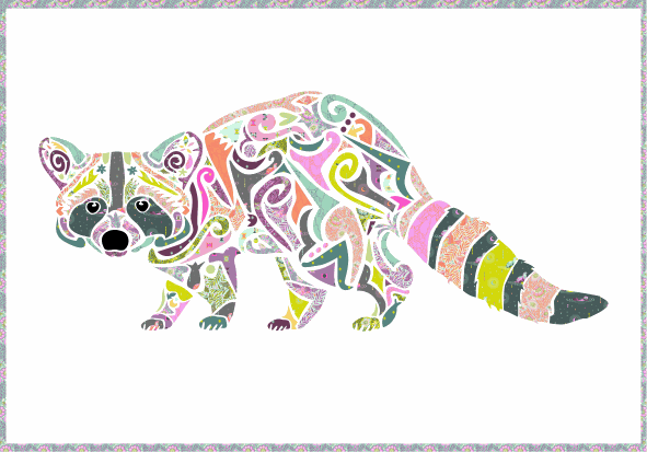 cyber monday sale - reginald raccoon - madi hastings