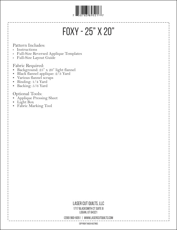 Foxy Pattern