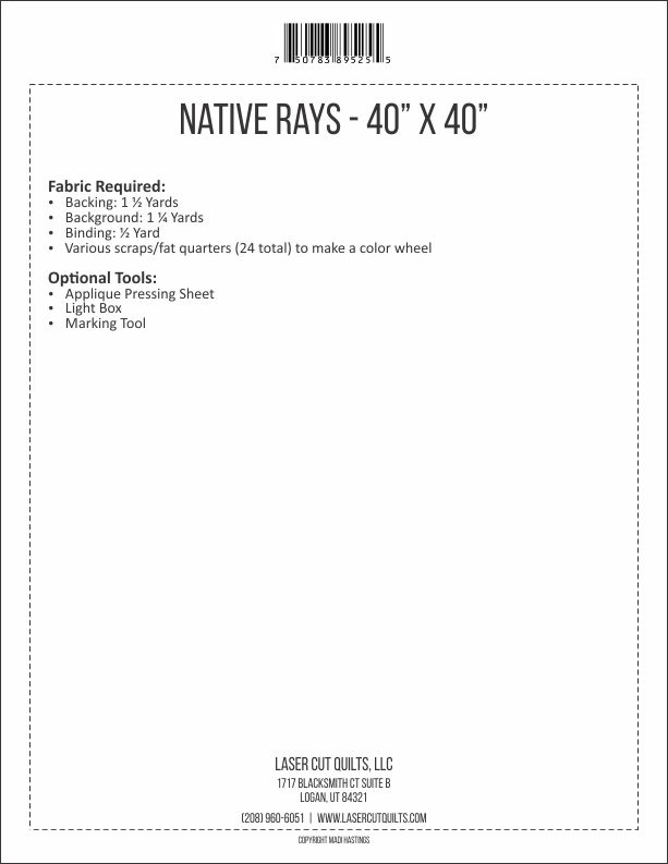 Native Rays Pattern