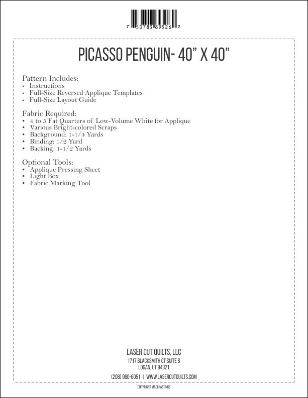 Picasso Penguin Pattern