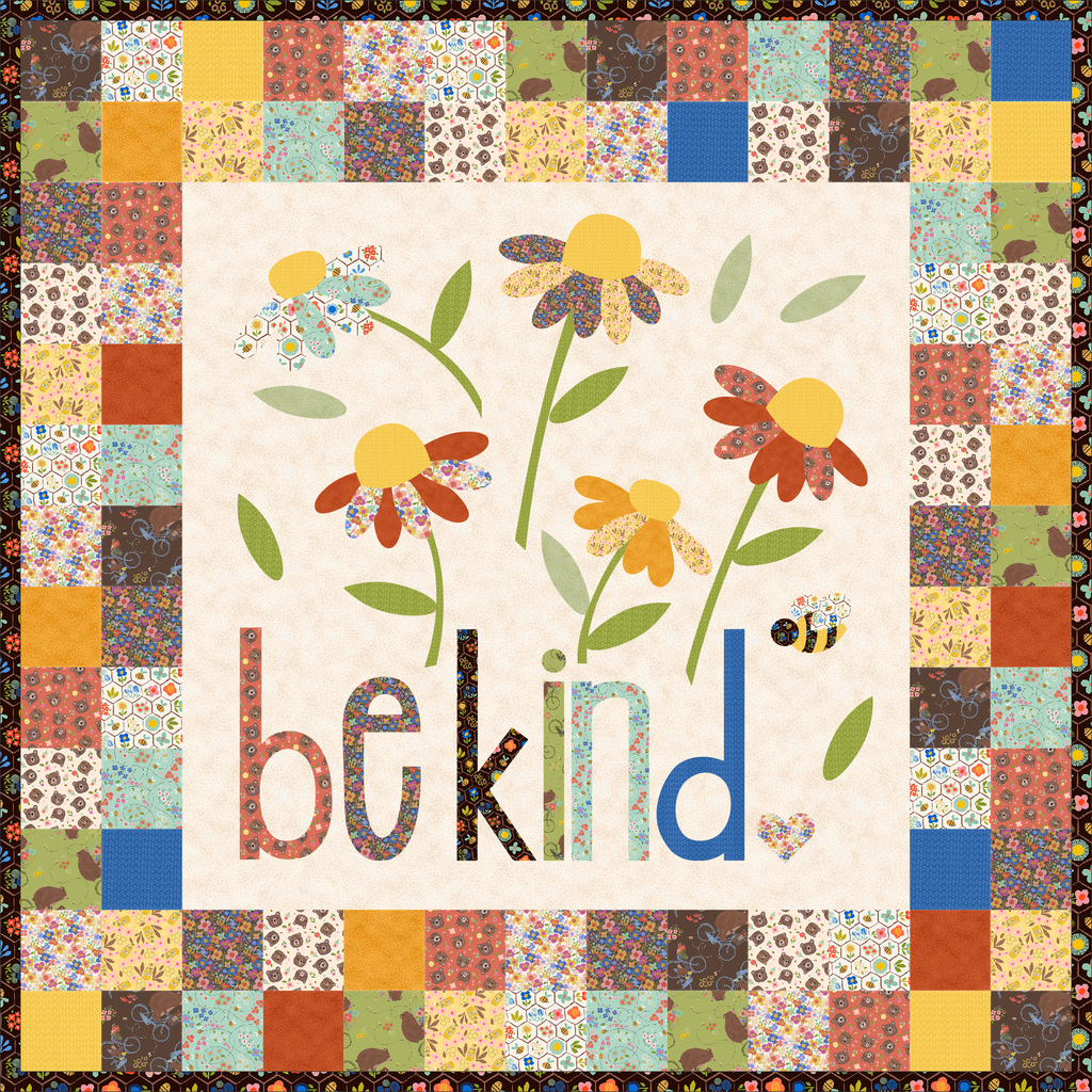 Laser-cut Kit: "Be Kind" (Bee Beary Happy)  by Ameroonie Designs PREORDER JANUARY 2026