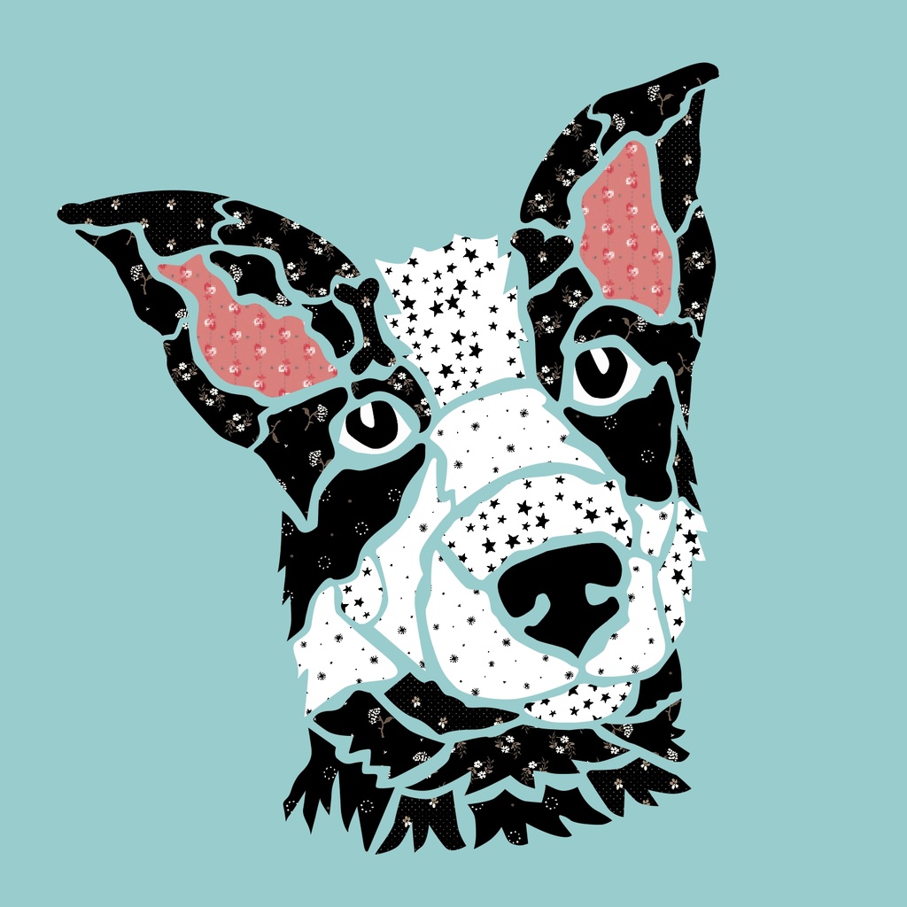 Laser-cut Kit: "Dollie the Border Collie" by Ashley-K Designs