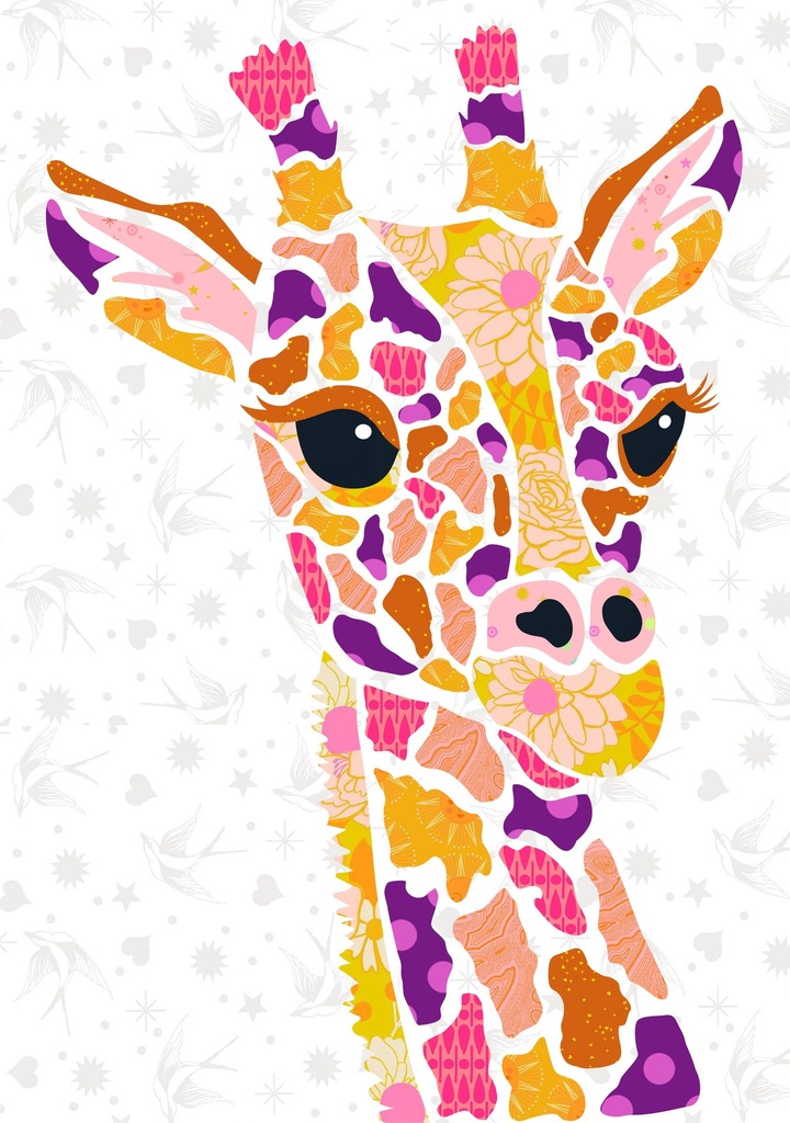 Laser-cut Kit: "Ginny Giraffe" by Diana Hatfield