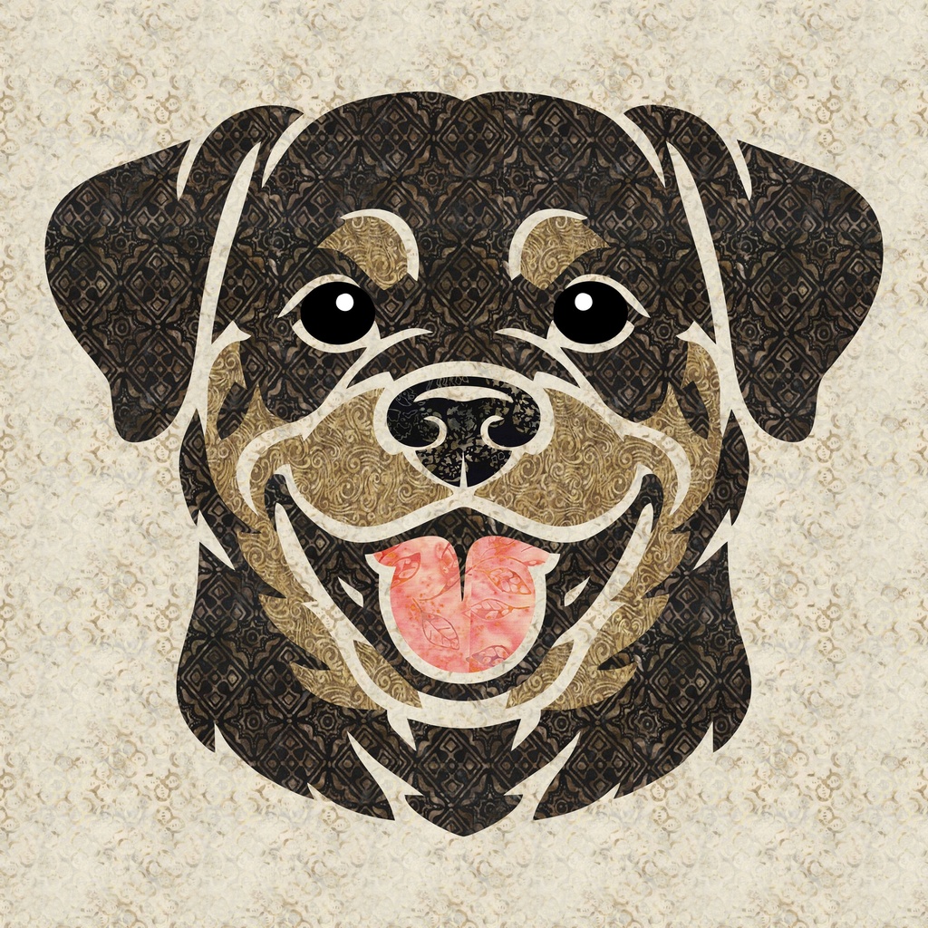 Laser-cut Kit: "Rocky the Rottweiler" by Madi Hastings PREORDER JUNE 2026