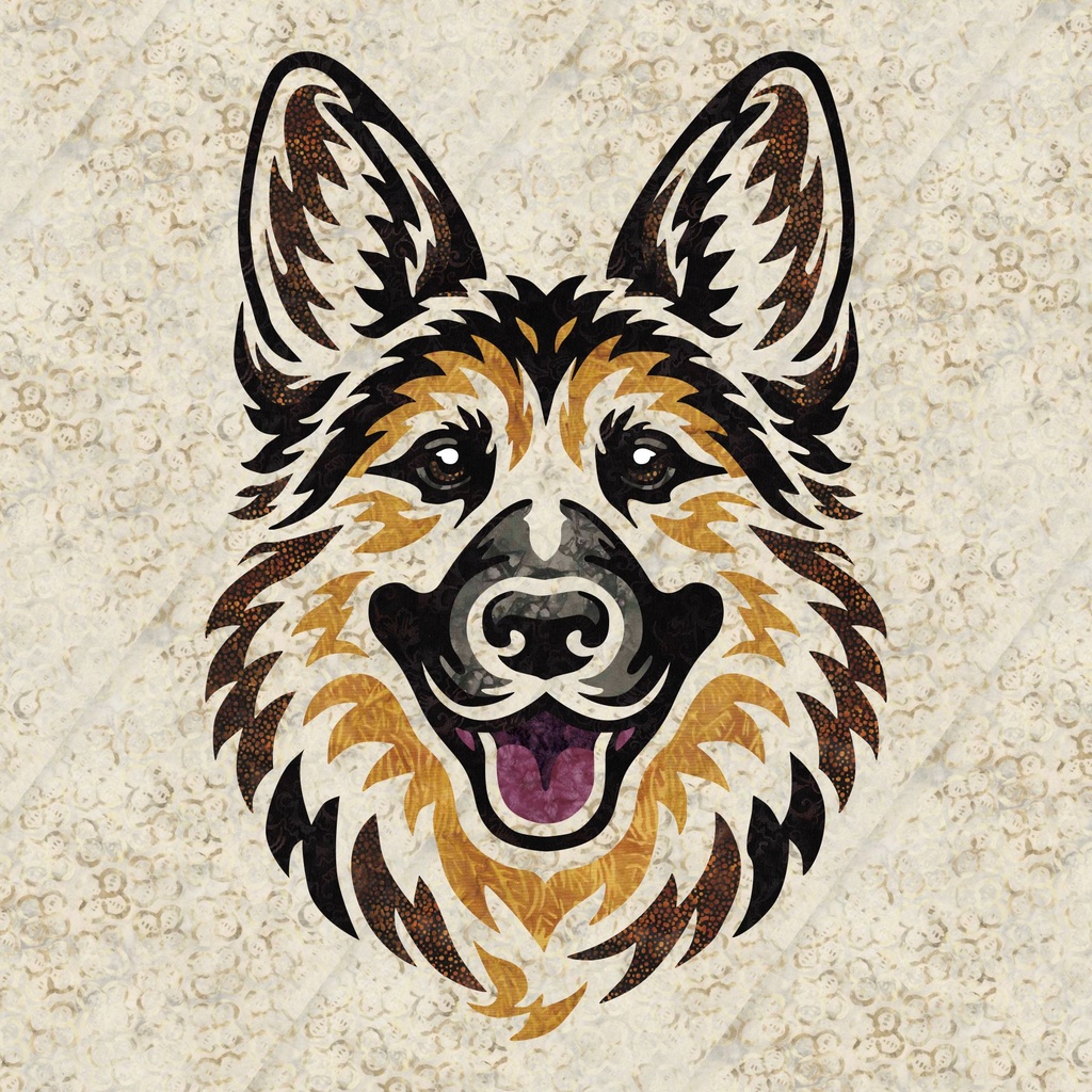 Laser-cut Kit: "Gunner the German Shepherd" by Madi Hastings PREORDER MAY 2026