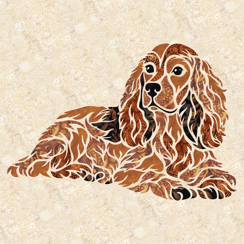 Laser-cut Kit: Man's Best Friend- "Callie the Cocker Spaniel" by Madi Hastings PREORDER SEPTEMBER 2026