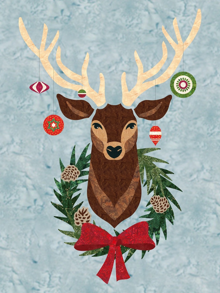 Laser-cut Kit: "Oh Christmas Deer - Noel" by Diana Hatfield