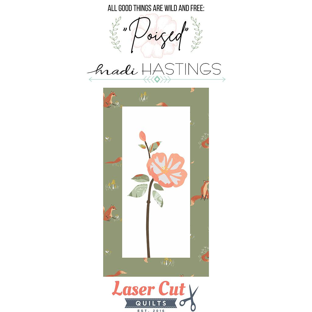 Laser-cut Kit: "All Good Things are Wild and Free - Poised" by Madi Hastings