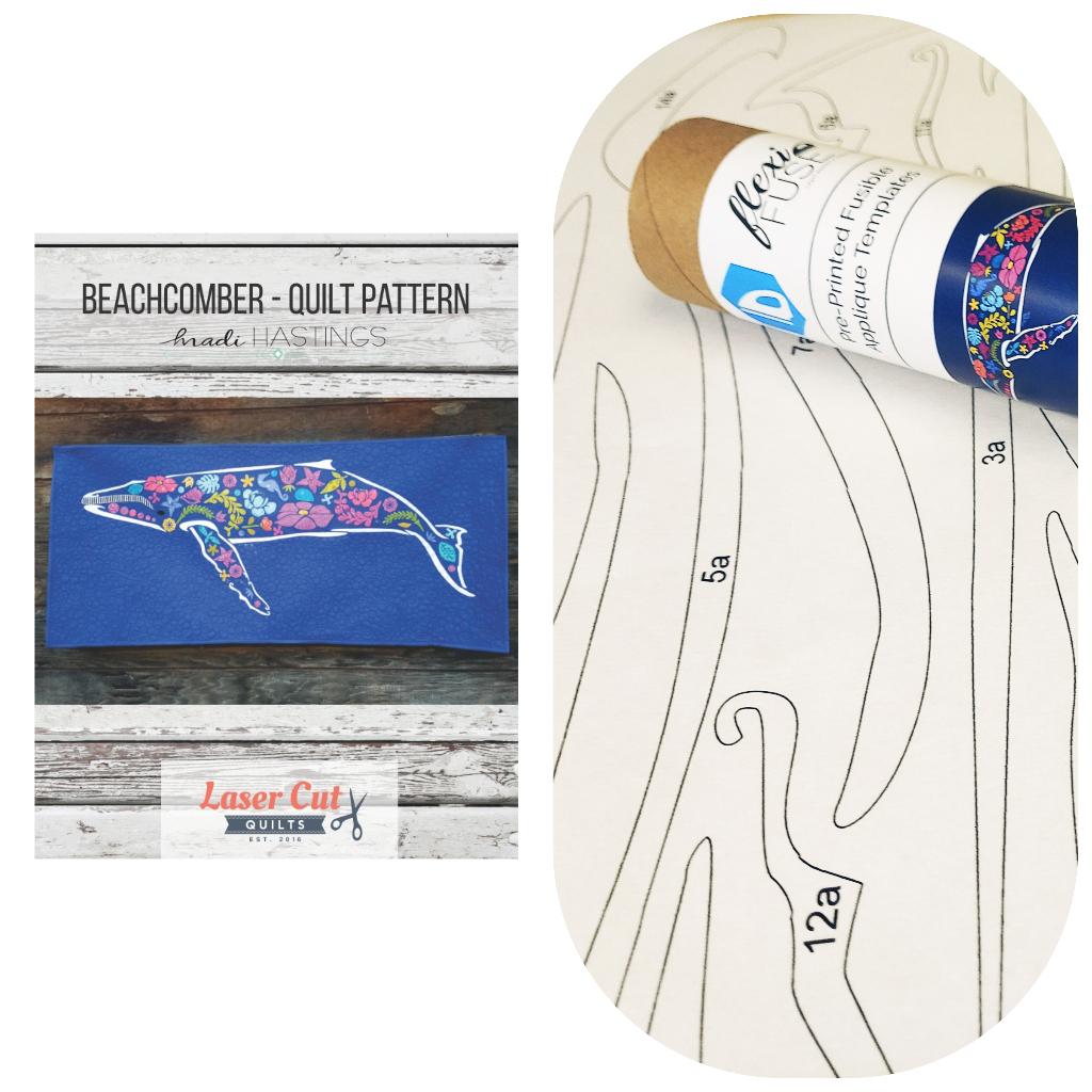 Bundle: Pattern and Preprinted FlexiFuse: "Beachcomber" by Madi Hastings 
