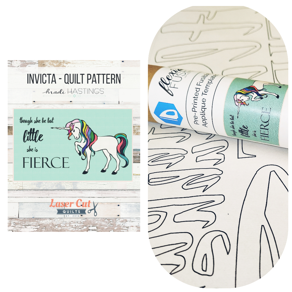 Bundle: Pattern and Preprinted FlexiFuse: "Invicta" by Madi Hastings