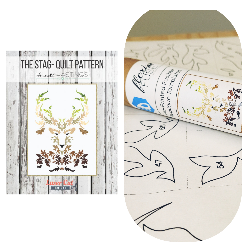 Bundle: Pattern and Preprinted FlexiFuse: "The Stag" by Madi Hastings