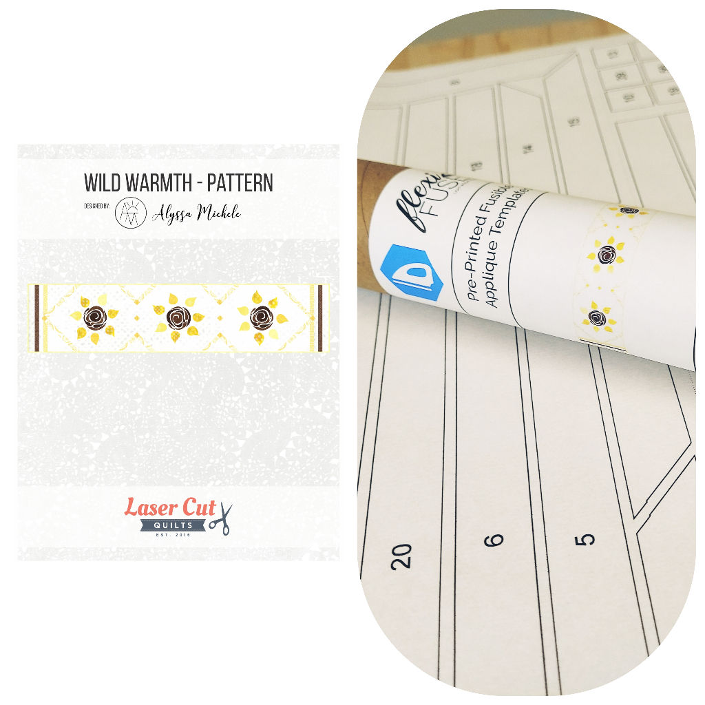 Bundle: Pattern and Preprinted FlexiFuse: "Wild Warmth" by Alyssa Woolstenhulme
