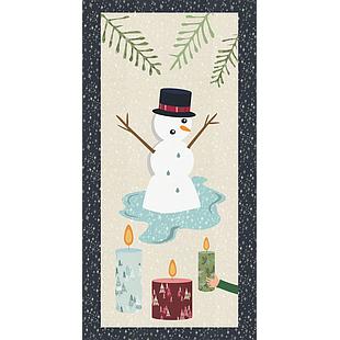 Laser-cut Kit: "Christmas Mischief" Block 2: Melting Snowman by Madi Hastings