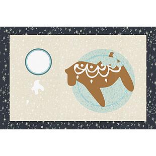 Laser-cut Kit: "Christmas Mischief" Block 6: Milk n' Cookies by Madi Hastings