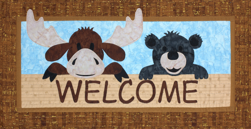 Laser-cut Kit: Welcome to Moosenbeary by Sue Pritt of Sweet Seasons Quilts