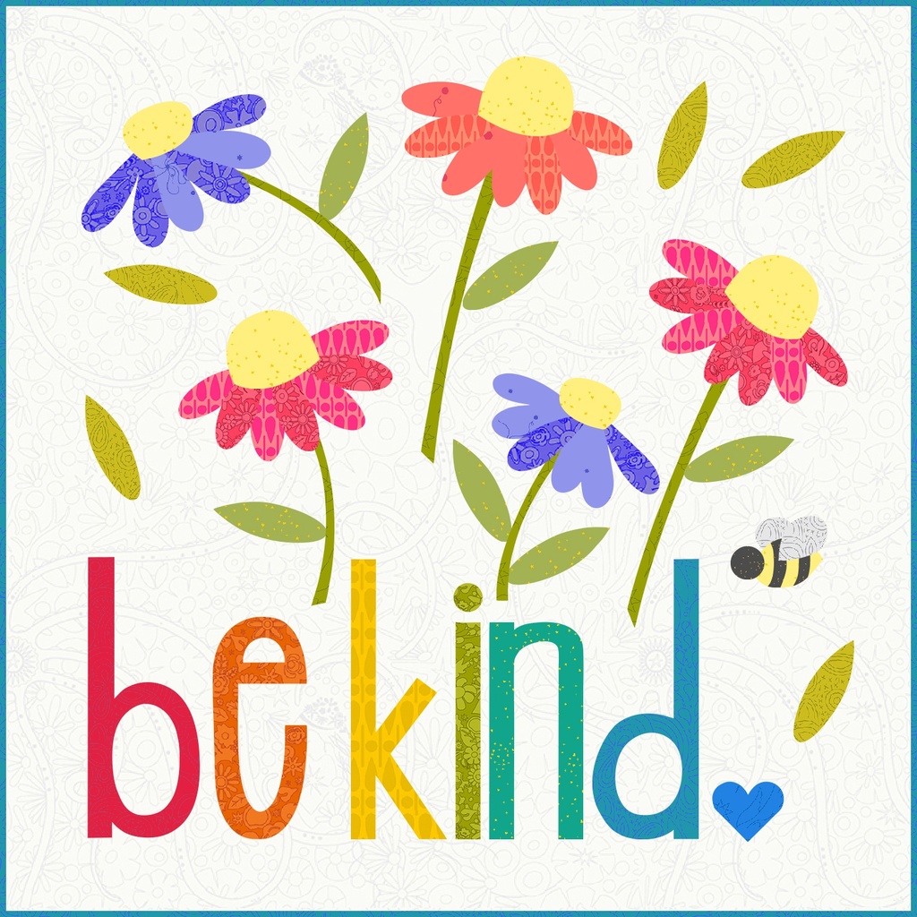 Laser-cut Kit: "Be Kind Mini Quilt" by Ameroonie Designs