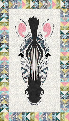 Laser-cut Kit: "Zebra - Wild Beauty" by Madi Hastings