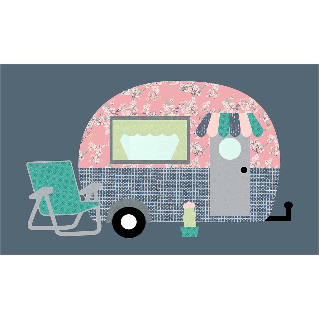 Laser-cut Kit: "Happy Camper: Cherry Hill" by Ashley-K Designs