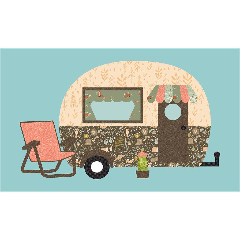 Laser-cut Kit: "Happy Camper: Coral Canyon" by Ashley-K Designs