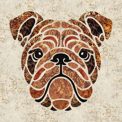 Laser-cut Kit: Man's Best Friend- "Edward the English Bulldog" by Madi Hastings PREORDER SEPTEMBER 2026