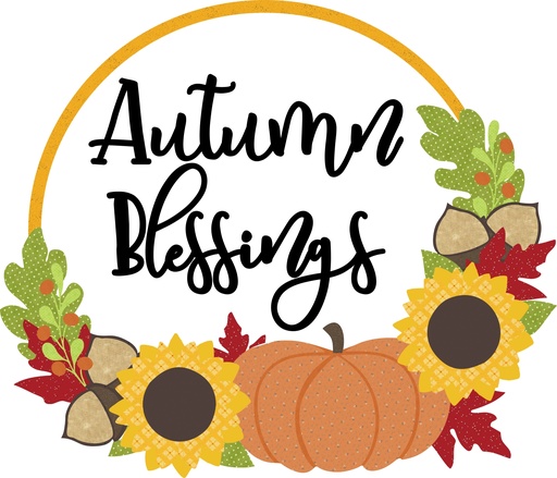 Bundle: Pattern and Preprinted FlexiFuse: "Autumn Blessings" by Ashley-K Designs
