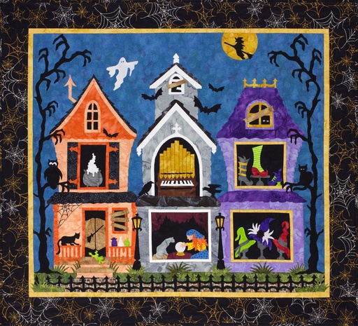 Laser-cut Kit: The Witchy Ladies by Sue Pritt of Sweet Seasons Quilts