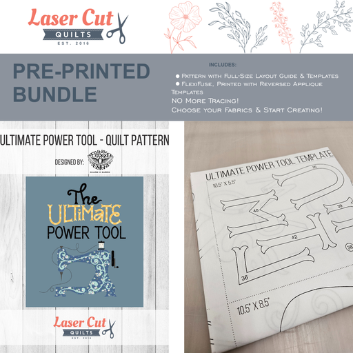 Bundle: Pattern and Preprinted FlexiFuse: "Ultimate Power Tool" by Flying Box-O Designs