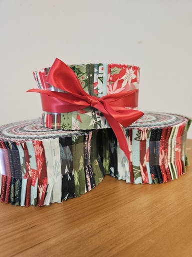 2.5" Pre-Cut Strip Rolls - "Good News, Great Joy"